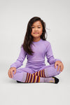 Set di intimo tecnico Reima Kinsei in merino e lyocell per bambini - Blooming Lilac - Vista 2