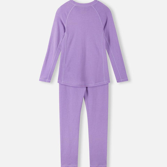 Set di intimo tecnico Reima Kinsei in merino e lyocell per bambini - Blooming Lilac - Immagine 3