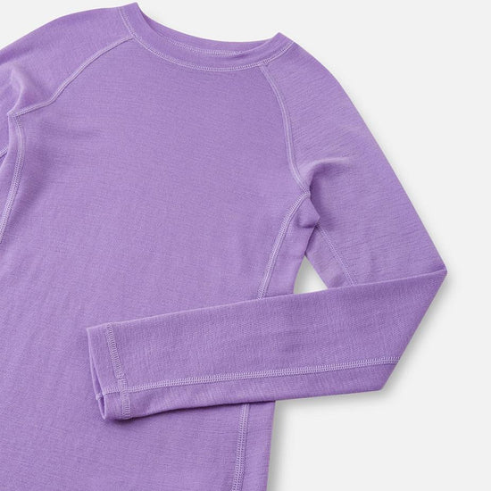 Set di intimo tecnico Reima Kinsei in merino e lyocell per bambini - Blooming Lilac - Immagine 6