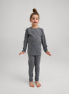 Set di intimo tecnico Reima Kinsei in merino e lyocell per bambini - Grigio melange - Immagine 10