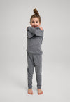 Set di intimo tecnico Reima Kinsei in merino e lyocell per bambini - Grigio melange - Immagine 11