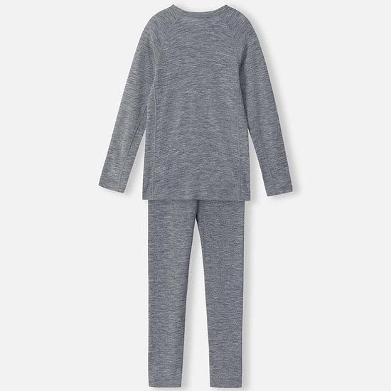 Set di intimo tecnico Reima Kinsei in merino e lyocell per bambini - Grigio melange - Vista 2