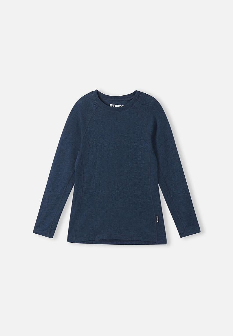 Set di intimo tecnico Reima Kinsei in merino e lyocell per bambini - Blu navy - Immagine 3