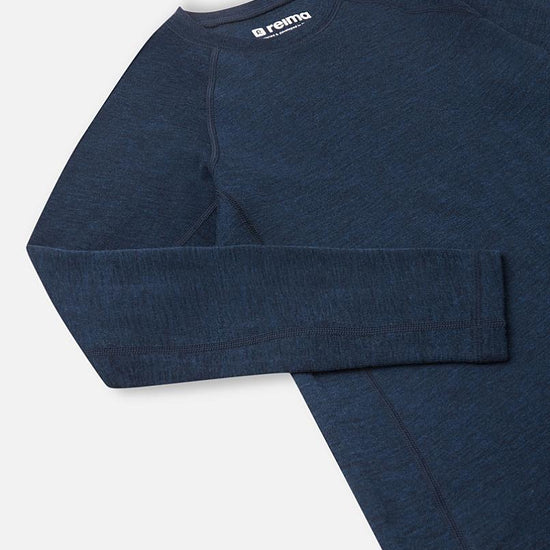 Set di intimo tecnico Reima Kinsei in merino e lyocell per bambini - Blu navy - Immagine 5