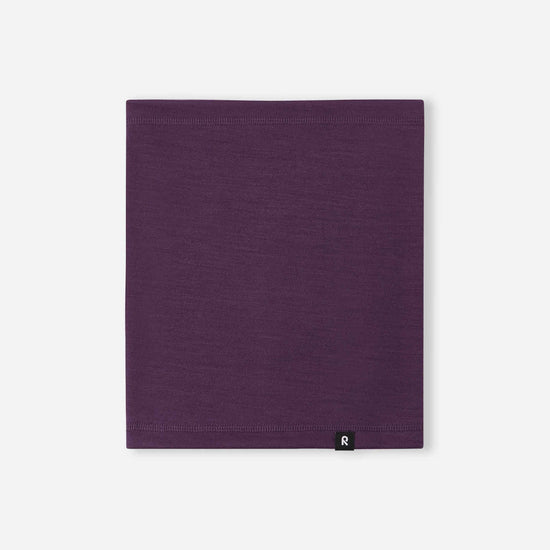 Écharpe tubulaire en laine mérinos Reima Aarni pour enfants, Deep Purple – Packshot 2