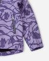 Reima Aitoo softshelljas voor kinderen in Blooming Lilac – detailfoto