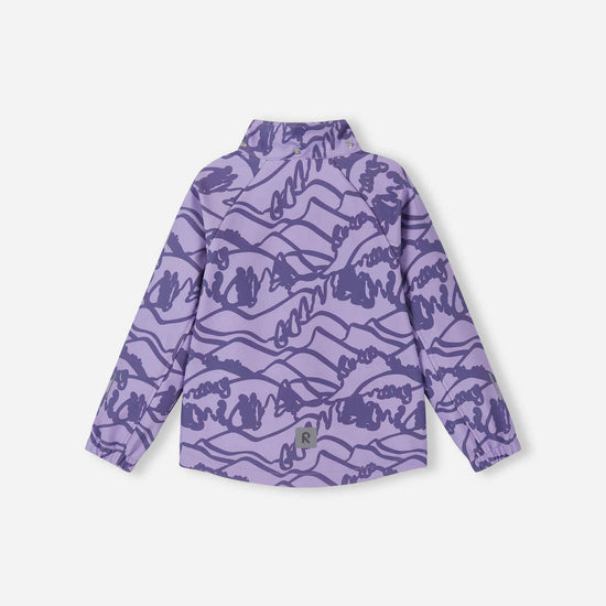 Reima Aitoo softshelljas voor kinderen in Blooming Lilac – Packshot