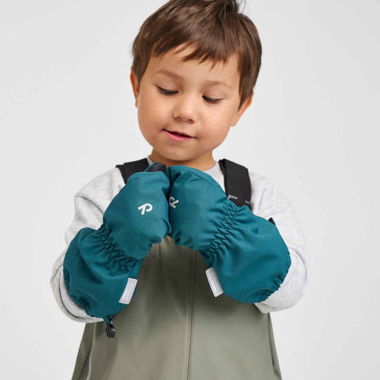 Reima Apuna ReimaTec wantjes voor kinderen Dark Teal – Studiofoto