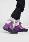 Stivali invernali Reima Hallava Lace ReimaTec per bambini, colore Plum Purple – Foto in studio, immagine 8