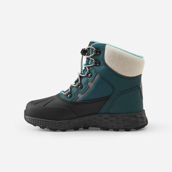 Stivali invernali Reima Hallava Lace ReimaTec per bambini, colore Dark Teal – Immagine del prodotto 2