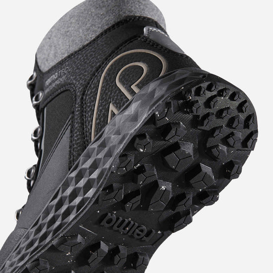 Stivali invernali Reima Hallava Lace ReimaTec per bambini, neri – Immagine Packshot 7
