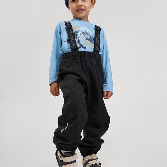 Pantalon de pluie Reima Hauskin ReimaTec pour enfants, noir – Photo du dos