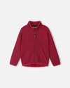 Veste polaire Reima Hopper pour enfants, couleur Cranberry – vue de face