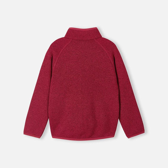 Veste polaire Reima Hopper pour enfants, couleur Cranberry – vue de dos
