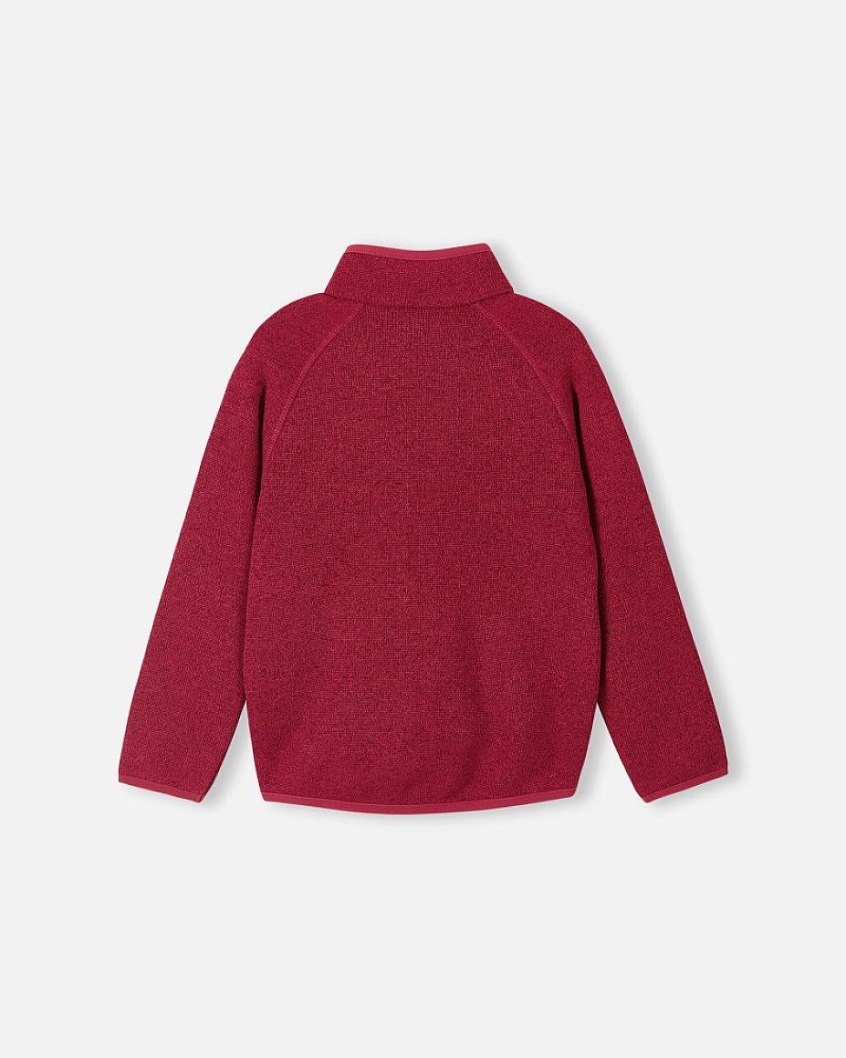 Veste polaire Reima Hopper pour enfants, couleur Cranberry – vue de dos
