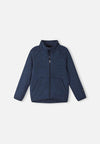 Veste polaire Reima Hopper pour enfants, bleu jean, vue de face