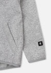 Veste polaire Reima Hopper pour enfants, gris chiné – Vue détaillée de la poche