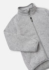 Veste polaire Reima Hopper pour enfants, gris chiné – Vue détaillée de la manche