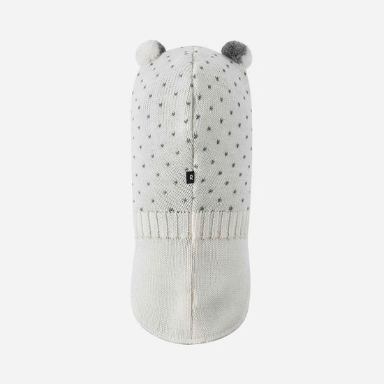Gorro Reima Ilmeet para niños en blanco – Vista trasera