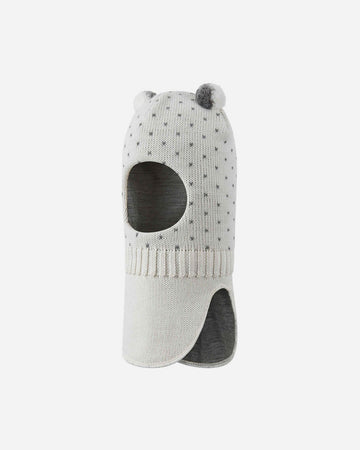 Gorro Reima Ilmeet para niños en blanco – Vista frontal