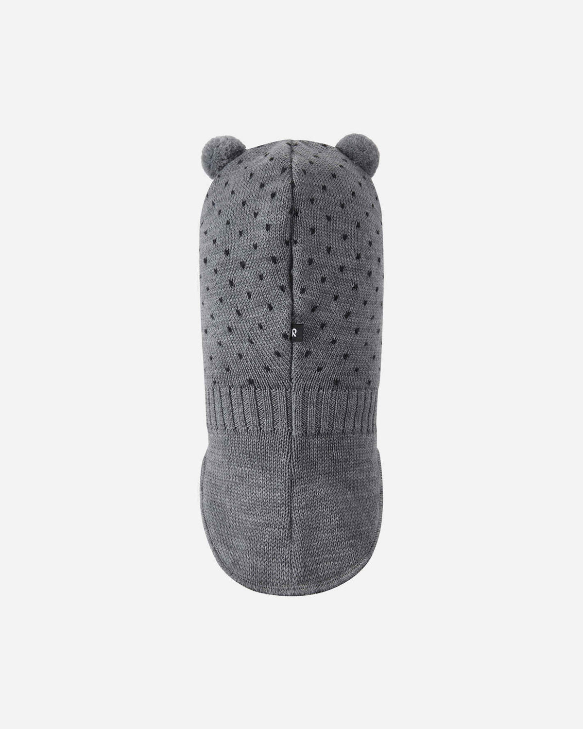 Gorro de Reima Ilmeet para niños en gris jaspeado – Vista trasera