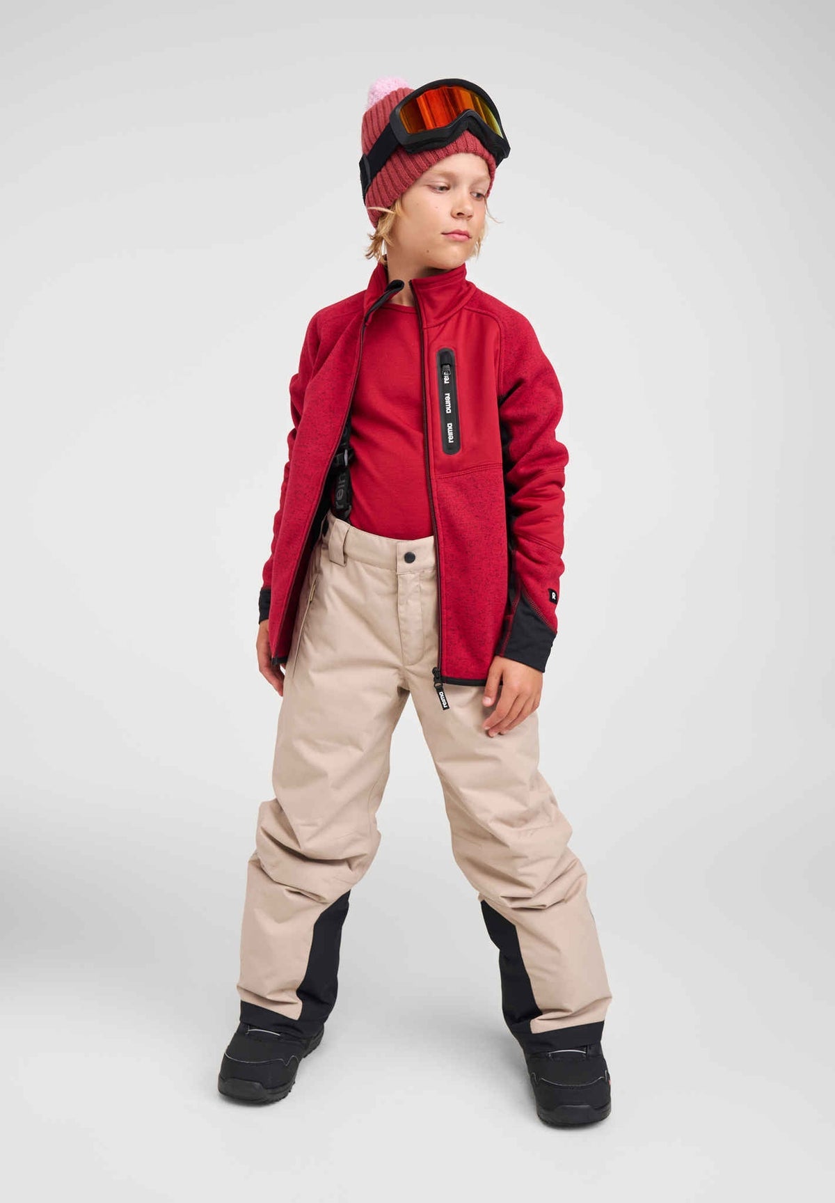 Reima Liukuen Seawool Fleecejacke Kinder - Fleecejacken bei PeakStyle