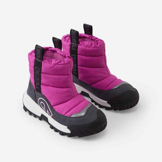 Stivali invernali Reima Lumiloma ReimaTec per bambini, colore fucsia – Packshot 3