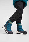 Stivali invernali Reima Lumiloma ReimaTec per bambini, colore Dark Teal – Foto in studio 1