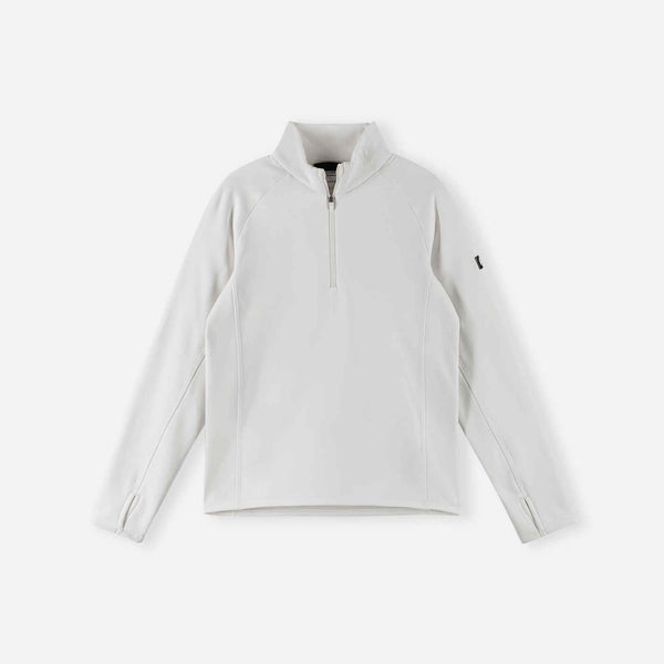 Pull en polaire Reima Meriol Seawool pour enfants – Blanc cassé – Vue 1