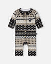 Reima Moomin Mysig wollen overall voor baby’s, zwart – Packshot voorkant