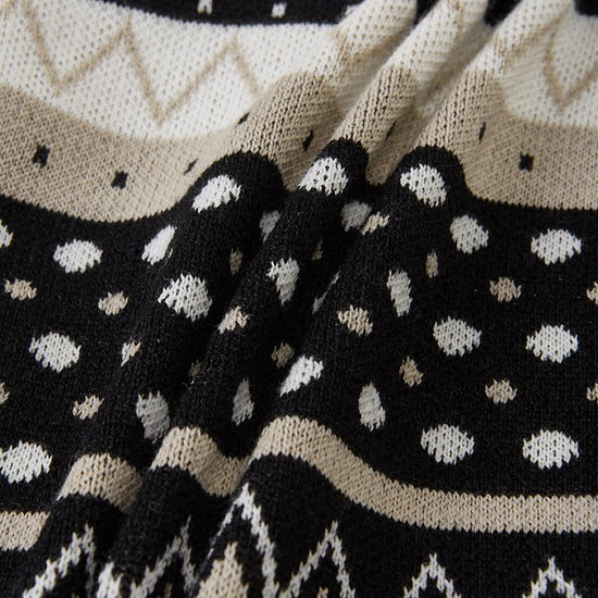 Reima Moomin Mysig wollen overall voor baby's, zwart – Materiaalclose-up