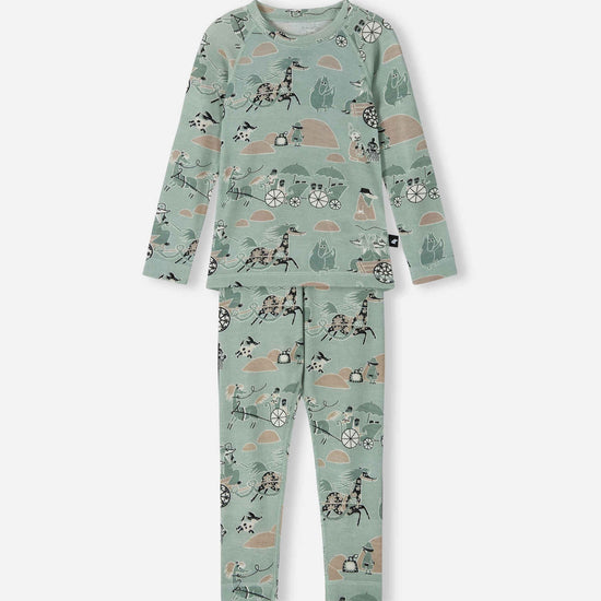 Reima Moomin Trivsam Funktionsunterwäsche Set Kleinkinder - Unterwäsche bei PeakStyle