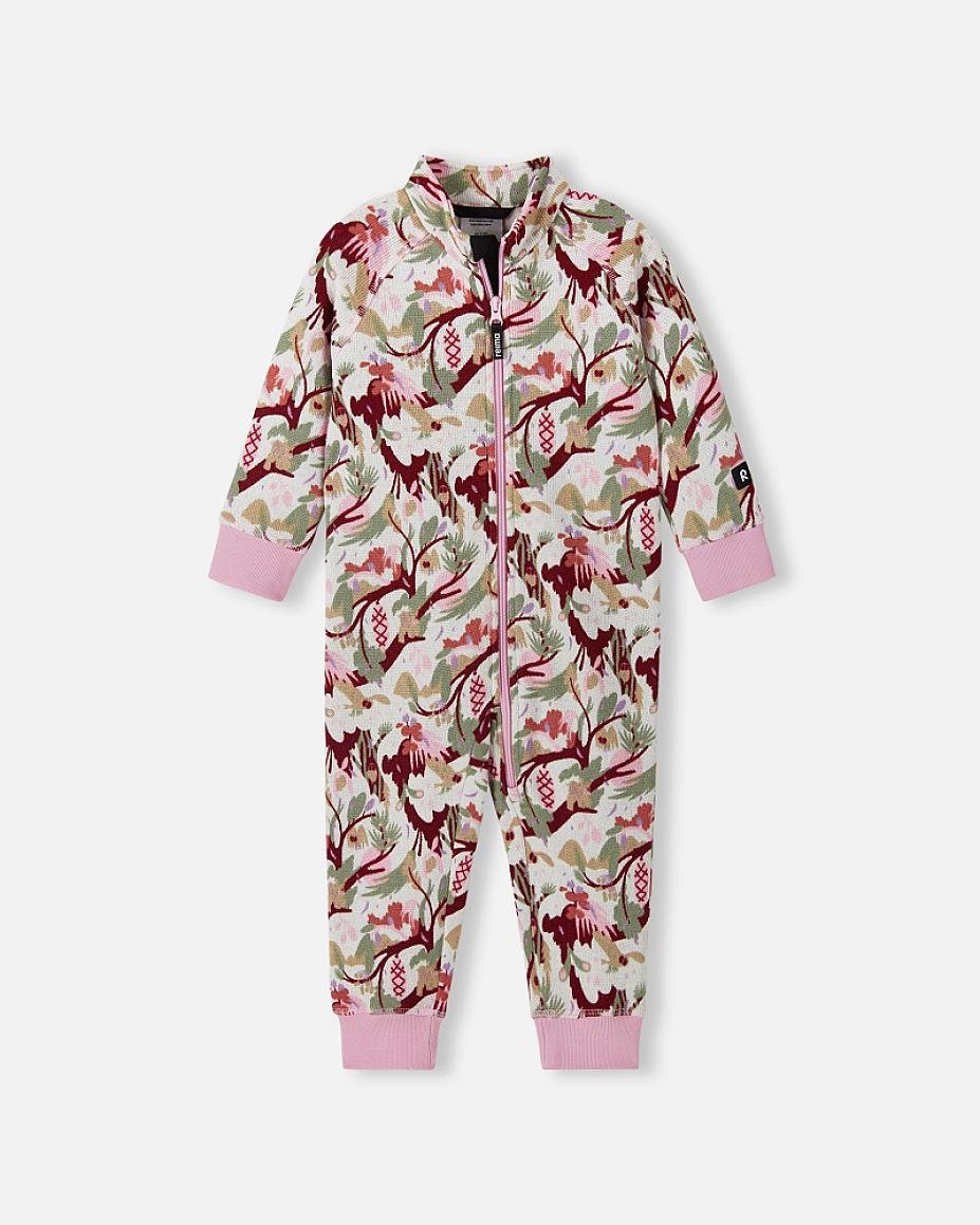 Tuta in pile Reima Myytti Light Heather – Vista frontale