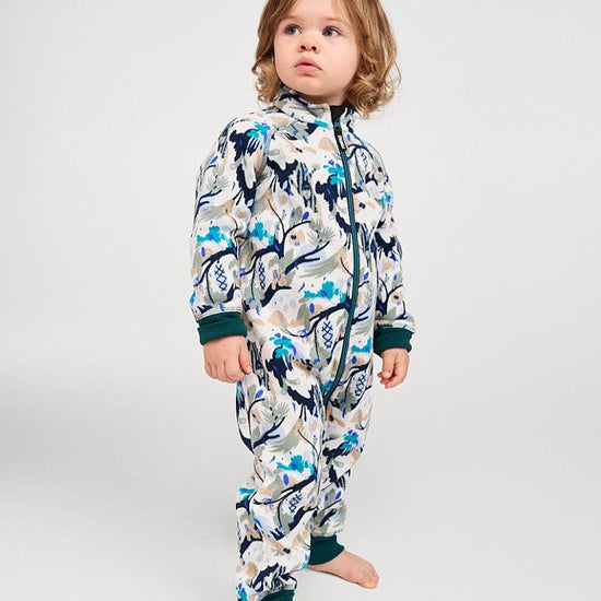Combinaison en polaire Reima Myytti Sparkly Blue – Photo en studio