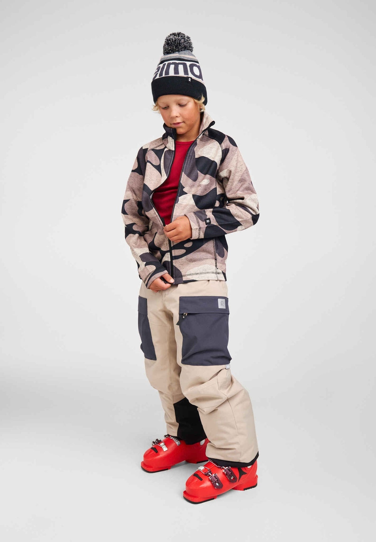 Reima Niksini Seawool Fleecejacke Kinder - Fleecejacken bei PeakStyle