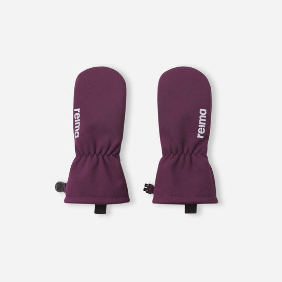 Manoplas Reima Osaten Softshell para niños, color Deep Purple – Foto del producto