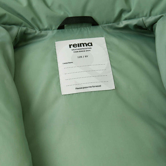 Reima Paimio Daunenjacke Kinder Green Clay Ansicht 5