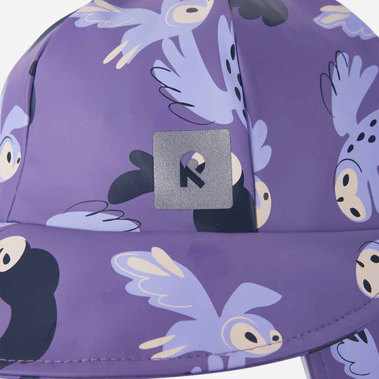 Gorro para la lluvia Reima Rainy para niños, color Misty Violet – Detalles del producto