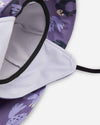 Sombrero para la lluvia Reima Rainy para niños, color Misty Violet – Detalles del material