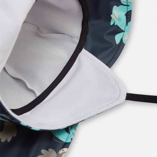Sombrero para la lluvia Reima Rainy para niños, color azul marino – Detalles del material