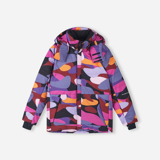 Reima Ranua All-Over-Print Daunenjacke Kinder in Fucshia – Produktbild 2