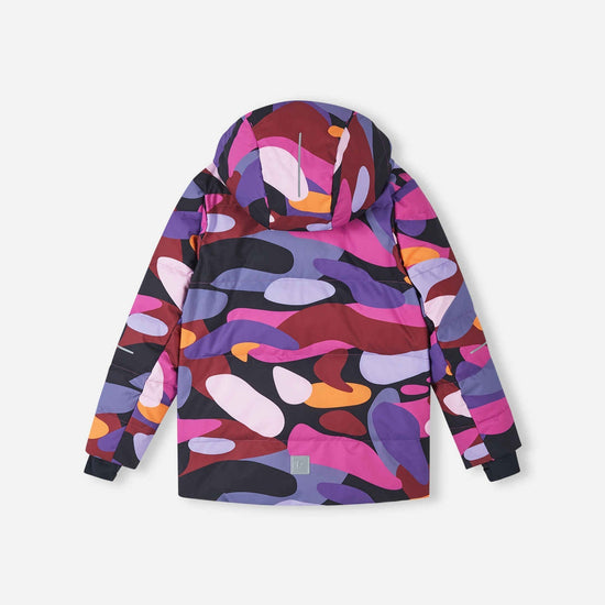 Reima Ranua All-Over-Print Daunenjacke Kinder in Fucshia – Produktbild 3