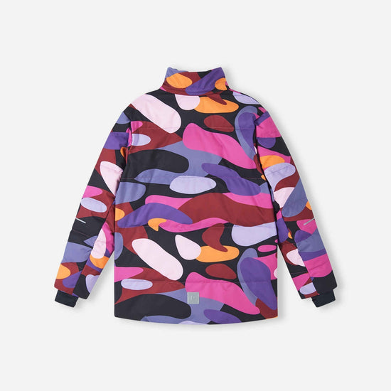 Reima Ranua All-Over-Print Daunenjacke Kinder in Fucshia – Produktbild 4