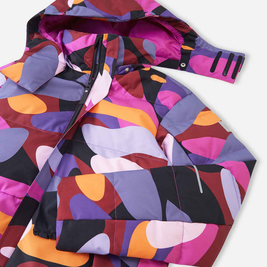 Reima Ranua All-Over-Print Daunenjacke Kinder in Fucshia – Produktbild 5