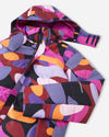 Reima Ranua All-Over-Print Daunenjacke Kinder in Fucshia – Produktbild 5