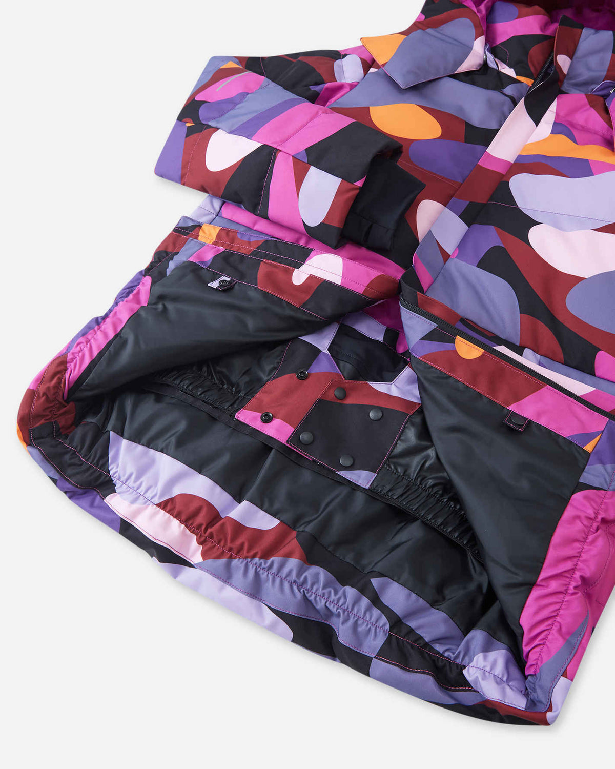 Reima Ranua All-Over-Print Daunenjacke Kinder in Fucshia – Produktbild 6