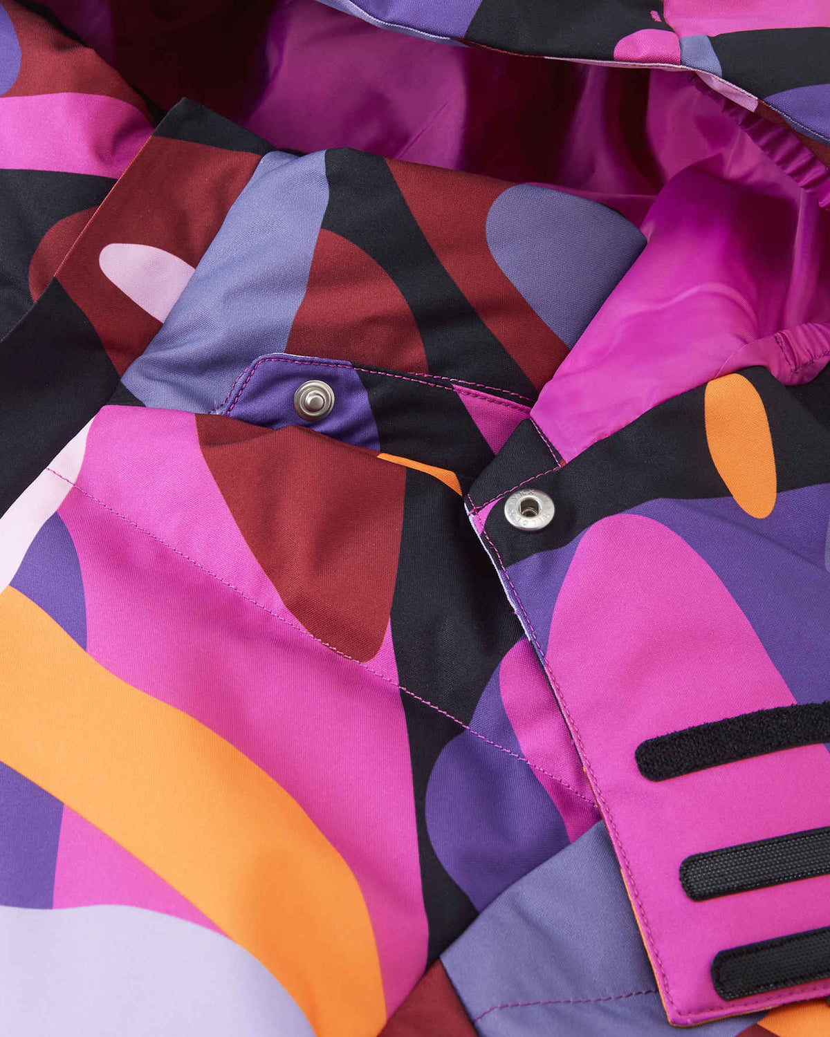 Reima Ranua All-Over-Print Daunenjacke Kinder in Fucshia – Produktbild 8