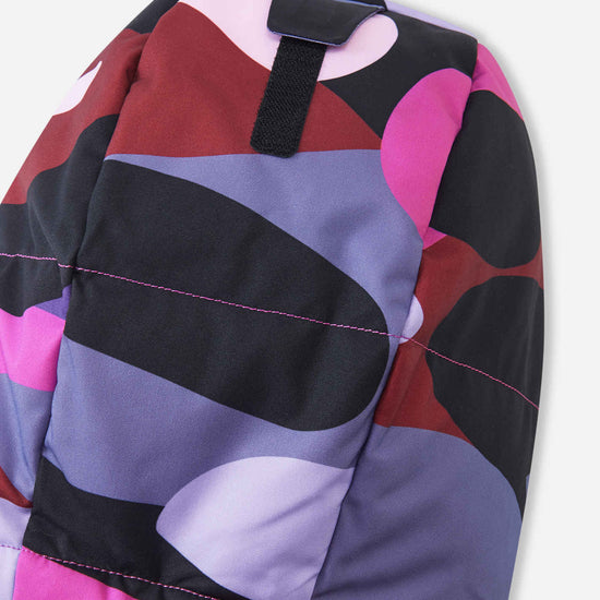 Reima Ranua All-Over-Print Daunenjacke Kinder in Fucshia – Produktbild 9