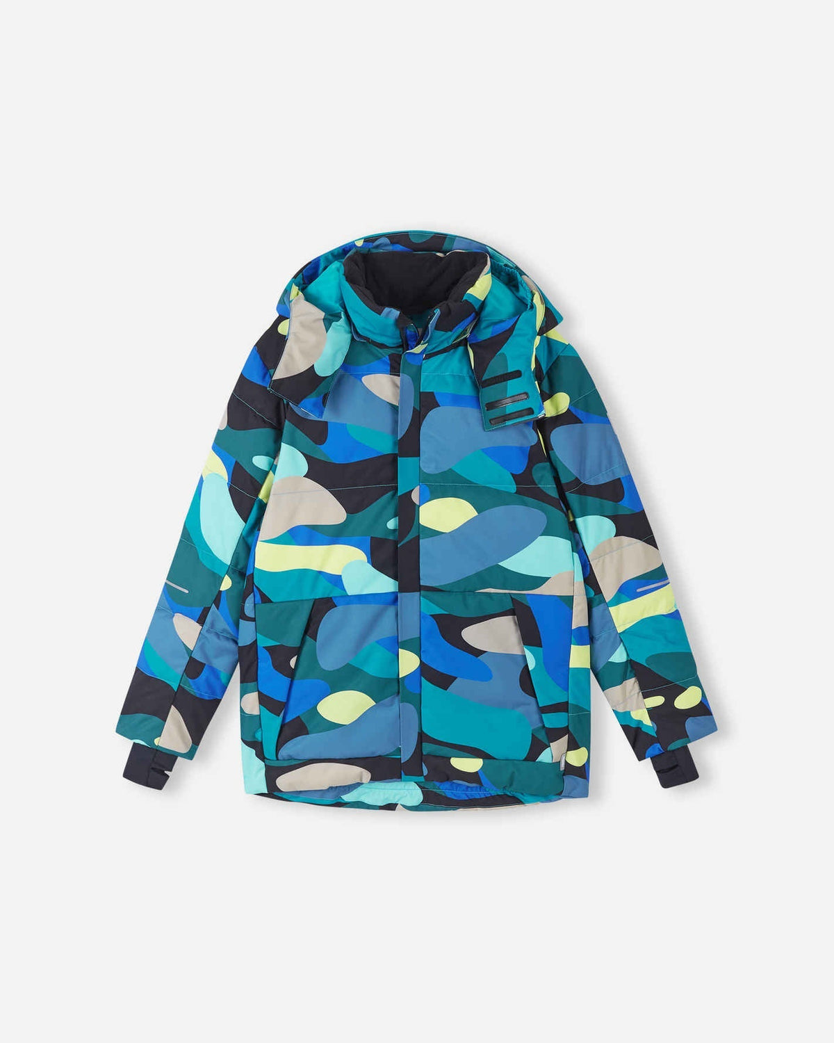 Reima Ranua All-Over-Print Daunenjacke Kinder in Aquatic Blue – Produktbild 2