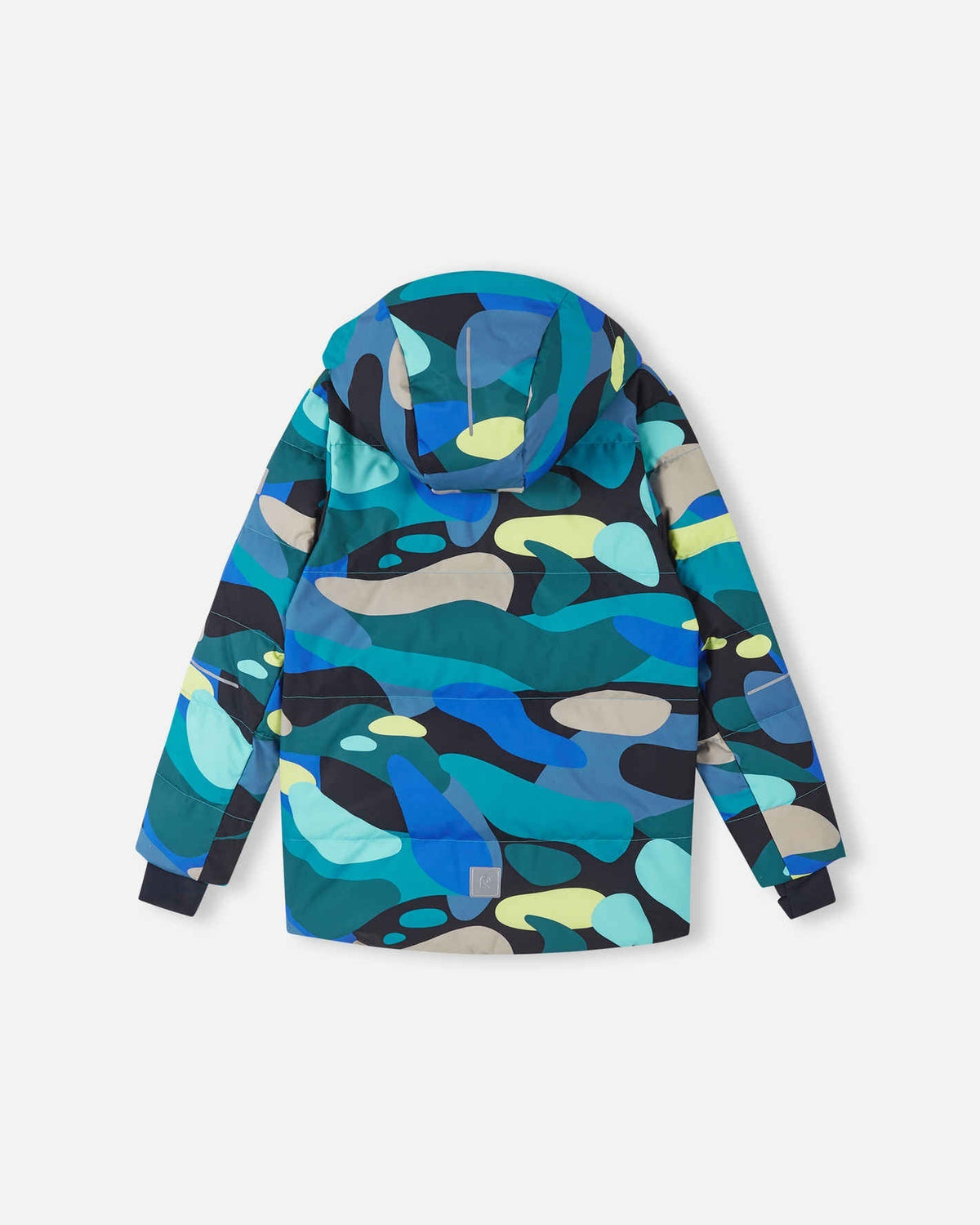 Reima Ranua All-Over-Print Daunenjacke Kinder in Aquatic Blue – Produktbild 3